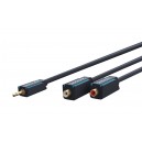 Câble adaptateur AUX 3,5 mm vers RCA, stéréo 0.1 m