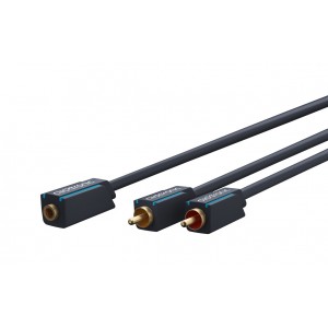 Câble adaptateur AUX 3,5 mm vers RCA, stéréo 0.1 m