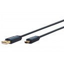 Câble adaptateur USB-A vers USB-Mini-B 2.0 0.5 m