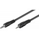 Câble adaptateur audio AUX, 3,5 mm vers 2,5 mm stéréo