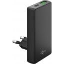 Chargeur rapide 90° 1x USB-C / 1x UBS-A 45W noir