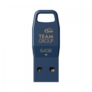 Cl&eacute; USB 3.2 TEAMGROUP S5 64 Go bleu