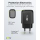 Goobay 25 W Chargeur Rapide USB-C PD GaN noir