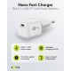 Goobay 20 W Chargeur Rapide USB-C PD GaN Nano blanc