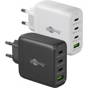 Goobay 68 W Chargeur Rapide Multiport USB-C PD GaN noir