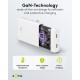 Goobay 65 W Chargeur Rapide Double USB-C PD GaN 90° Flat blanc (2x USB-C)