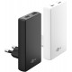 Goobay 45 W Chargeur Rapide Double USB-C PD GaN 90° Flat noir
