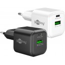 Goobay 20 W Chargeur Rapide Double USB-C PD GaN noir