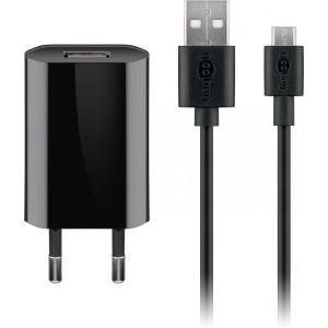 Goobay 5 W Charge Kit Micro-USB noir (mod&egrave;le 44982)