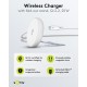 Goobay Chargeur sans Fil avec Support Qi 2.2, 25 W