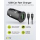 Goobay 27 W Dual USB Kit de Chargeur Rapide pour Voiture USB-C